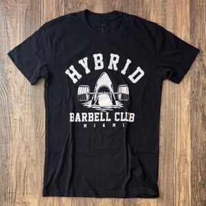 Hybrid Barbell Club Black Graphic Tee